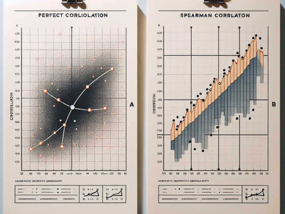 spearman rank correlation vs pearson correlation