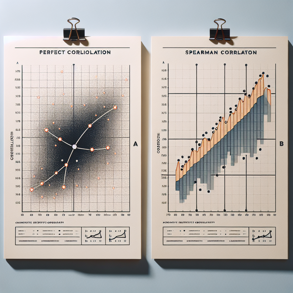 spearman rank correlation vs pearson correlation